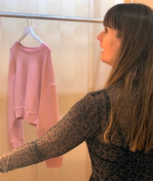 The magic wardrobe in a Reformation store in New York