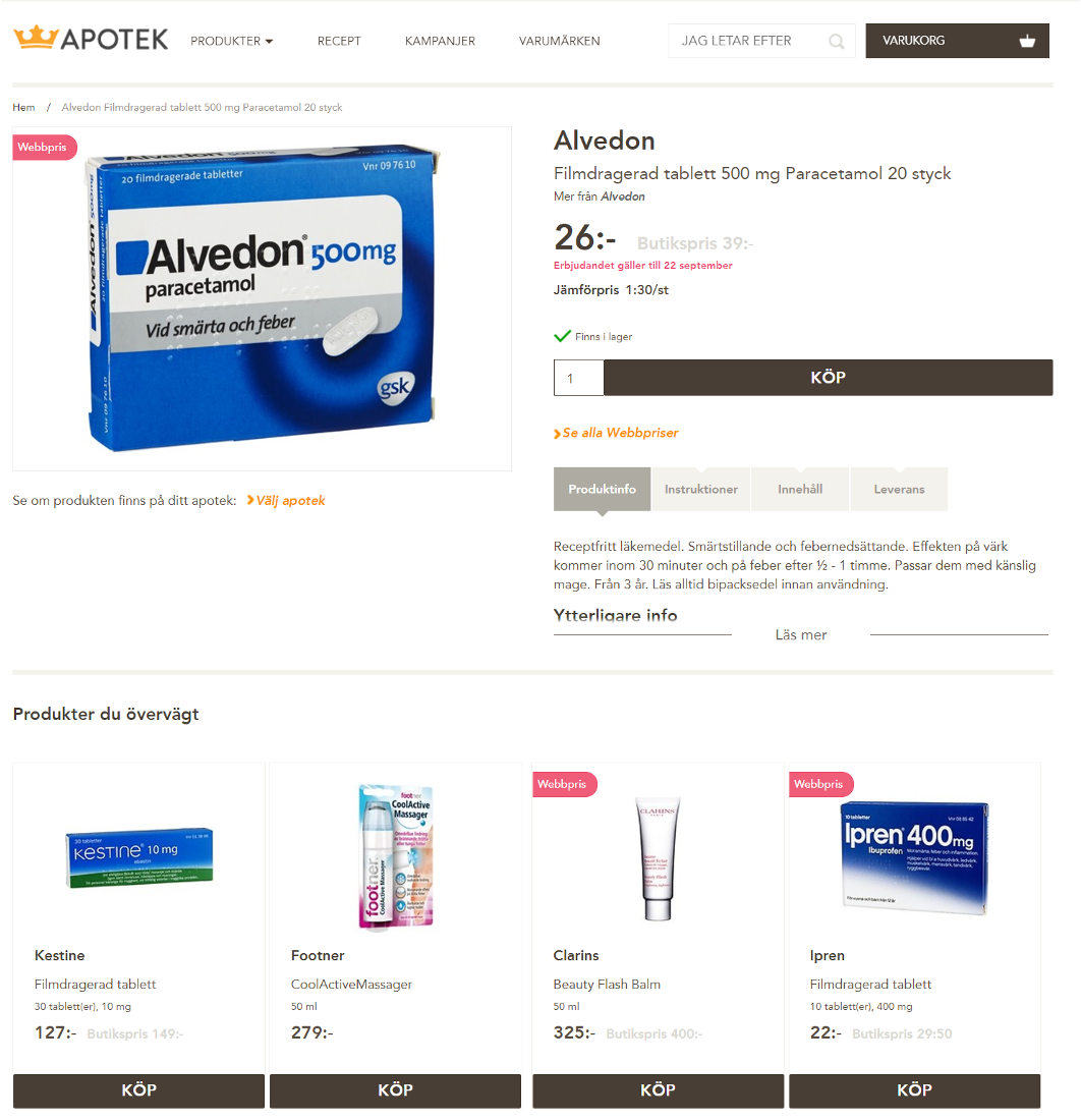 Kronans visual design