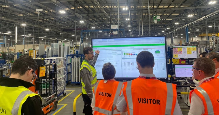 Judges of The Manufacturer MX Awards 2024 being shown around a UK manufacturing factory.