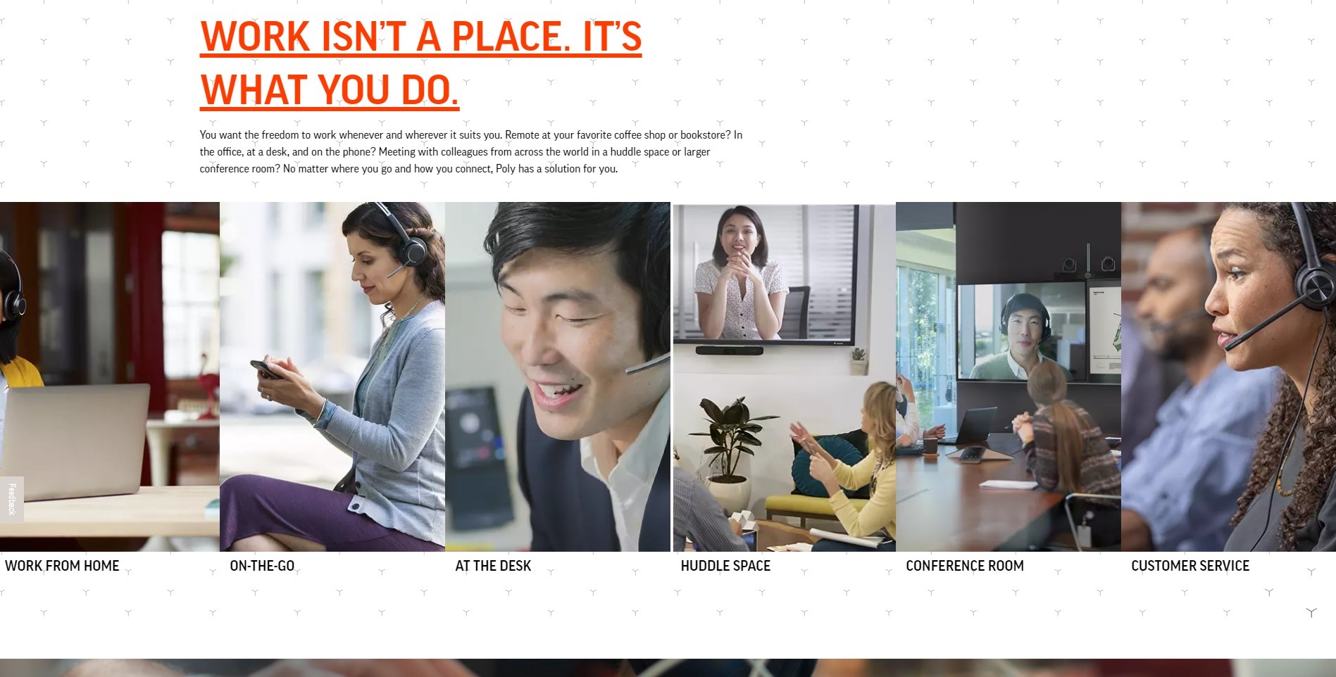 Polycom website example
