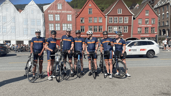 Fjord til Fjord under knallblå himmel 🚴🚴