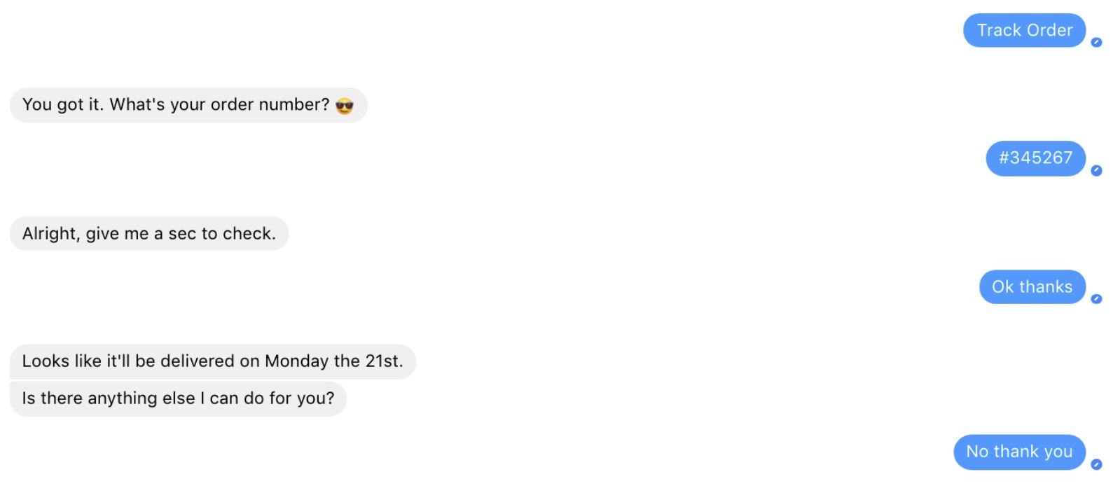 simple chatbot example